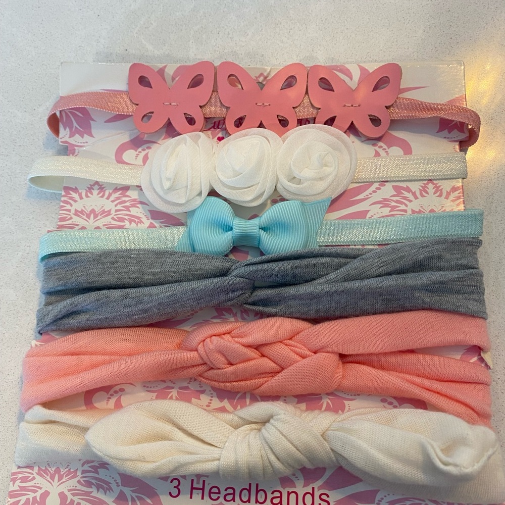 Baby Headbands Pack of 6